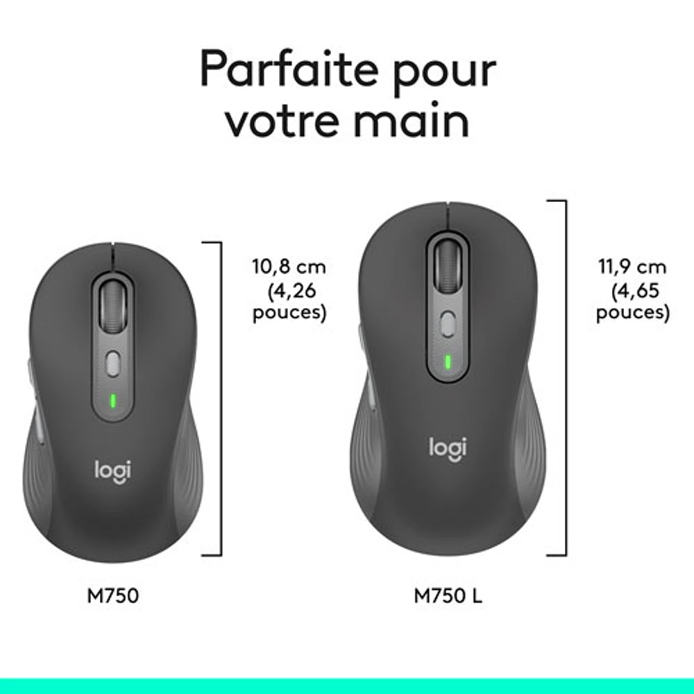 Logitech Signature Plus M750 Bluetooth Optical Mouse - Graphite