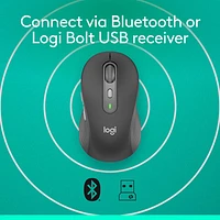 Logitech Signature Plus M750 L Bluetooth Optical Mouse - Graphite