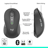 Logitech Signature Plus M750 L Bluetooth Optical Mouse - Graphite