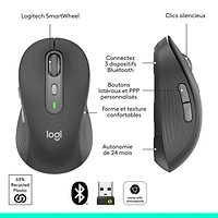 Logitech Signature Plus M750 L Bluetooth Optical Mouse - Graphite