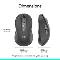 Logitech Signature Plus M750 L Bluetooth Optical Mouse - Graphite
