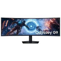 Samsung Odyssey G9 49" WQHD 144Hz 1ms GTG Curved VA LED FreeSync Gaming Monitor (LS49FG910ENXZA) - Black
