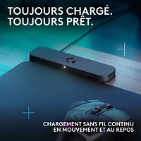 Tapis de souris de jeu G POWERPLAY 2 de Logitech avec recharge sans fil