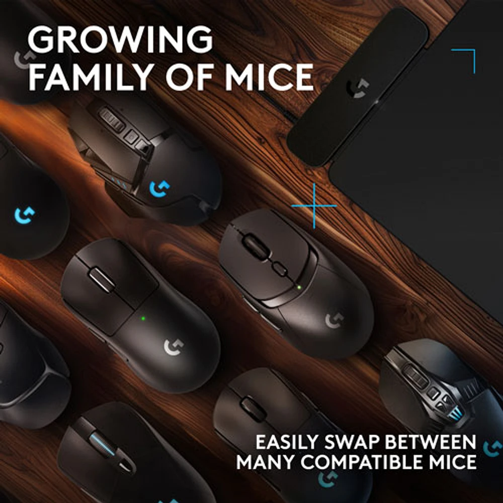 Tapis de souris de jeu G POWERPLAY 2 de Logitech avec recharge sans fil