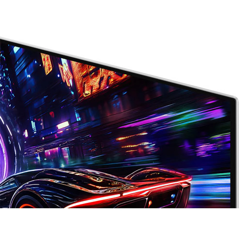 Samsung Odyssey 32" 4K Ultra HD 240Hz 0.03ms GTG OLED FreeSync Gaming Monitor (LS32FG810SNXZA) - Silver