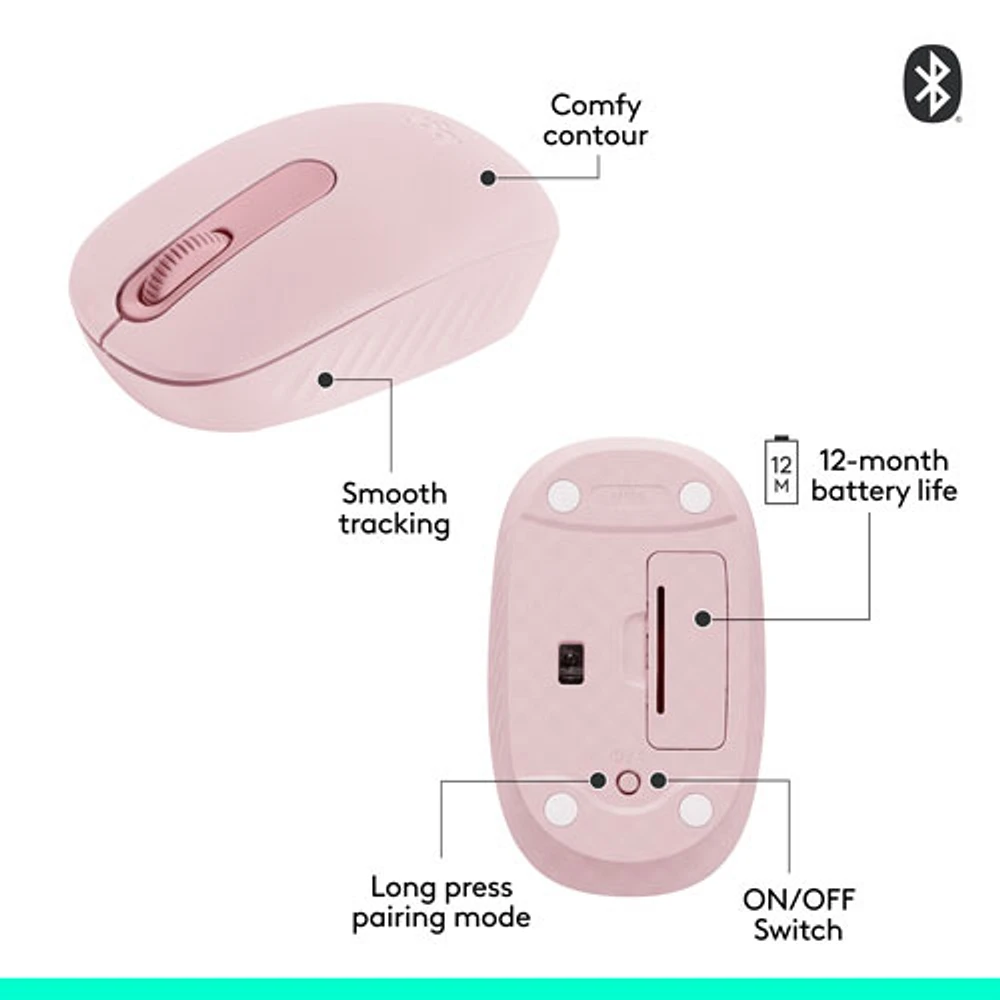 Logitech M196 1000 DPI Bluetooth Optical Mouse