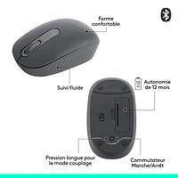 Logitech M196 1000 DPI Bluetooth Optical Mouse - Graphite
