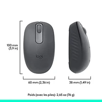 Logitech M196 1000 DPI Bluetooth Optical Mouse - Graphite
