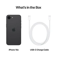 Apple iPhone 16e 128GB - Black - Unlocked