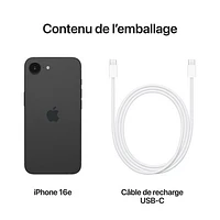 Apple iPhone 16e 128GB - Black - Unlocked