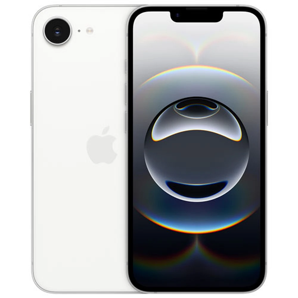 Koodo Apple iPhone 16e 128GB - White - Monthly Tab Payment