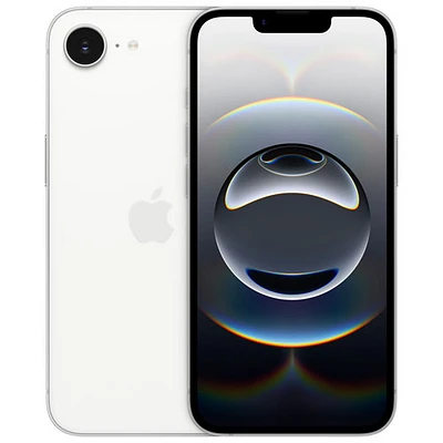 Koodo Apple iPhone 16e 128GB - White - Monthly Tab Payment