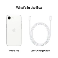 Koodo Apple iPhone 16e 128GB - White - Monthly Tab Payment