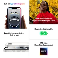 Koodo Apple iPhone 16e 128GB - White - Monthly Tab Payment