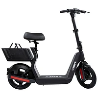 Trottinette électrique assis-debout SD de SWFT (moteur 400 W/autonomie maximale 24 km/vitesse maximale 20 km/h) - Noir