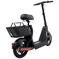 Trottinette électrique assis-debout SD de SWFT (moteur 400 W/autonomie maximale 24 km/vitesse maximale 20 km/h) - Noir