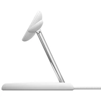 Belkin BoostCharge Pro 3-in-1 15W Qi2 Wireless Magnetic Charging Stand - White