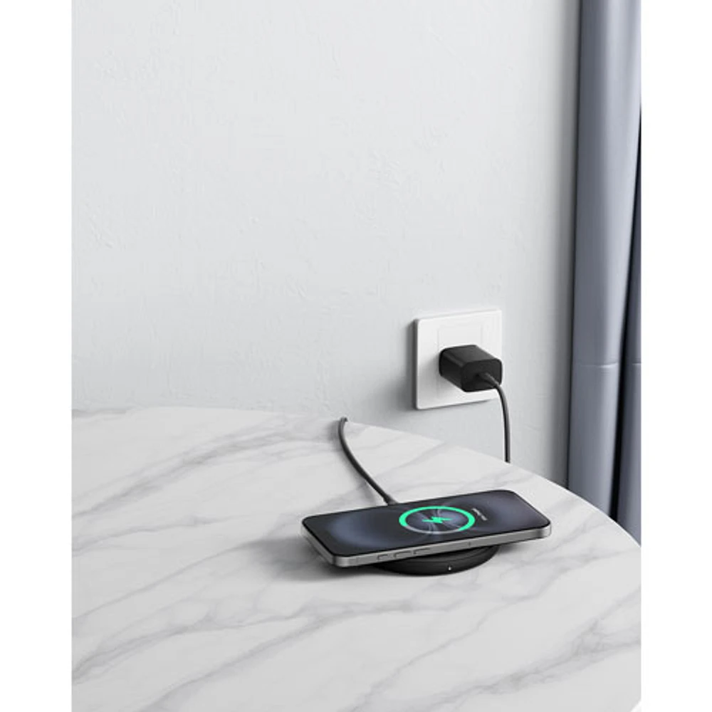 Tapis de recharge sans fil Qi 2-en-1 de 15 W de Belkin - Noir