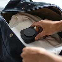 Belkin 3-in-1 15W Qi2 Wireless Travel Charging Pad with Travel Bag - Black