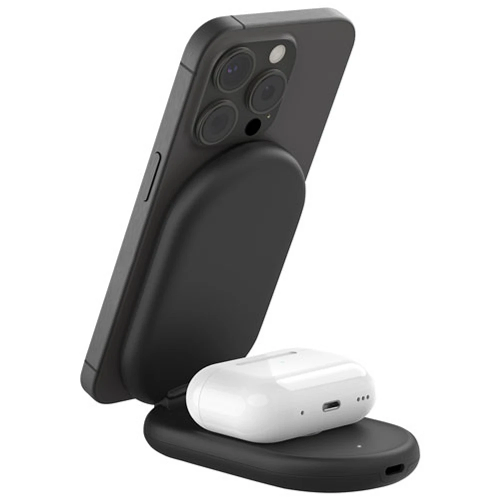 Belkin 2-in-1 15W Qi2 Wireless Foldable Charging Stand