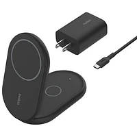 Belkin 2-in-1 15W Qi2 Wireless Foldable Charging Stand