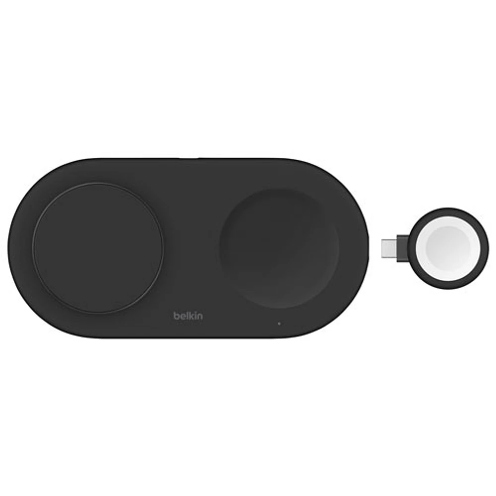 Belkin 3in-1 15W Qi2 Wireless USB-C Charging Pad - Black
