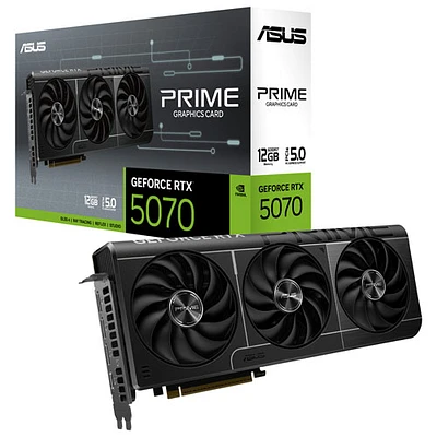 Carte graphique Prime GeForce RTX 5070 12 Go GDDR7 d'ASUS