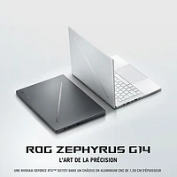 ASUS ROG Zephyrus G14 14" Gaming Laptop - Platinum White (AMD Ryzen AI 9 HX 370/32GB RAM/1TB SSD/Windows 11 Home)