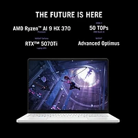 ASUS ROG Zephyrus G14 14" Gaming Laptop - Platinum White (AMD Ryzen AI 9 HX 370/32GB RAM/1TB SSD/Windows 11 Home)