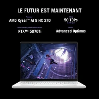 ASUS ROG Zephyrus G14 14" Gaming Laptop - Platinum White (AMD Ryzen AI 9 HX 370/32GB RAM/1TB SSD/Windows 11 Home)