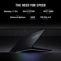 ASUS ROG Strix G16 16" Gaming Laptop - Eclipse Grey (Intel Core Ultra 9 275HX/32GB RAM/1TB SSD/RTX 5080)
