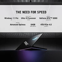 ASUS ROG Strix SCAR 16" Gaming Laptop - Off Black (Intel Core Ultra 9 275HX/64GB RAM/4TB SSD/RTX 5090)