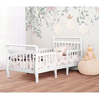 Lit d'enfant transformable 3-en-1 Emma de Dream On Me - Jeune enfant - Blanc