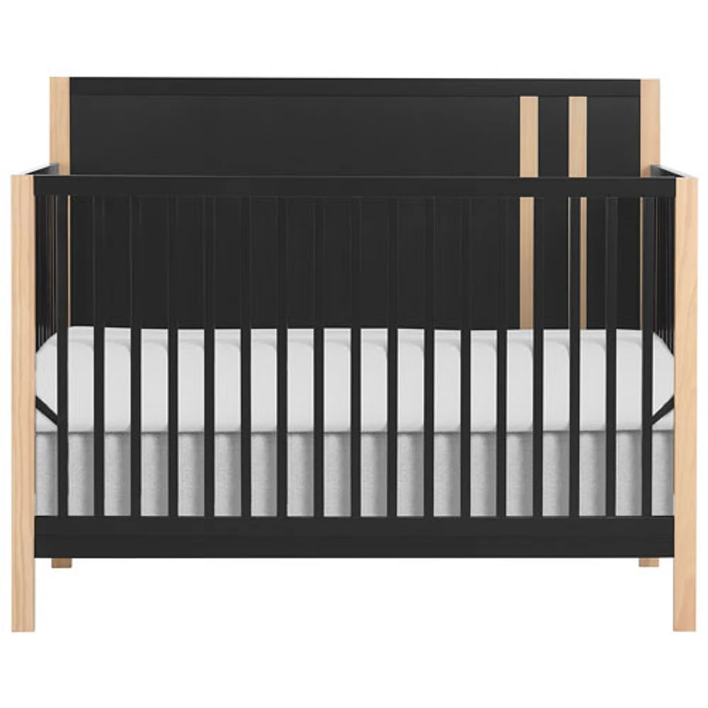 Lit de bébé transformable Soho de Dream On Me - Noir mat rétro