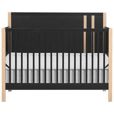 Lit de bébé transformable Soho de Dream On Me - Noir mat rétro