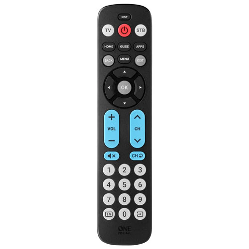 Télécommande universelle Big Button 2-en-1 de One For All (URC6821)