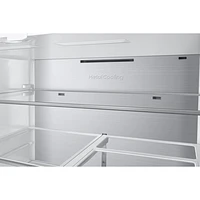 Samsung 36" 22.5 Cu. Ft. French Door Refrigerator w/ Water Dispenser & 9" AI Home Screen (RF90F23BECRAA) - SS