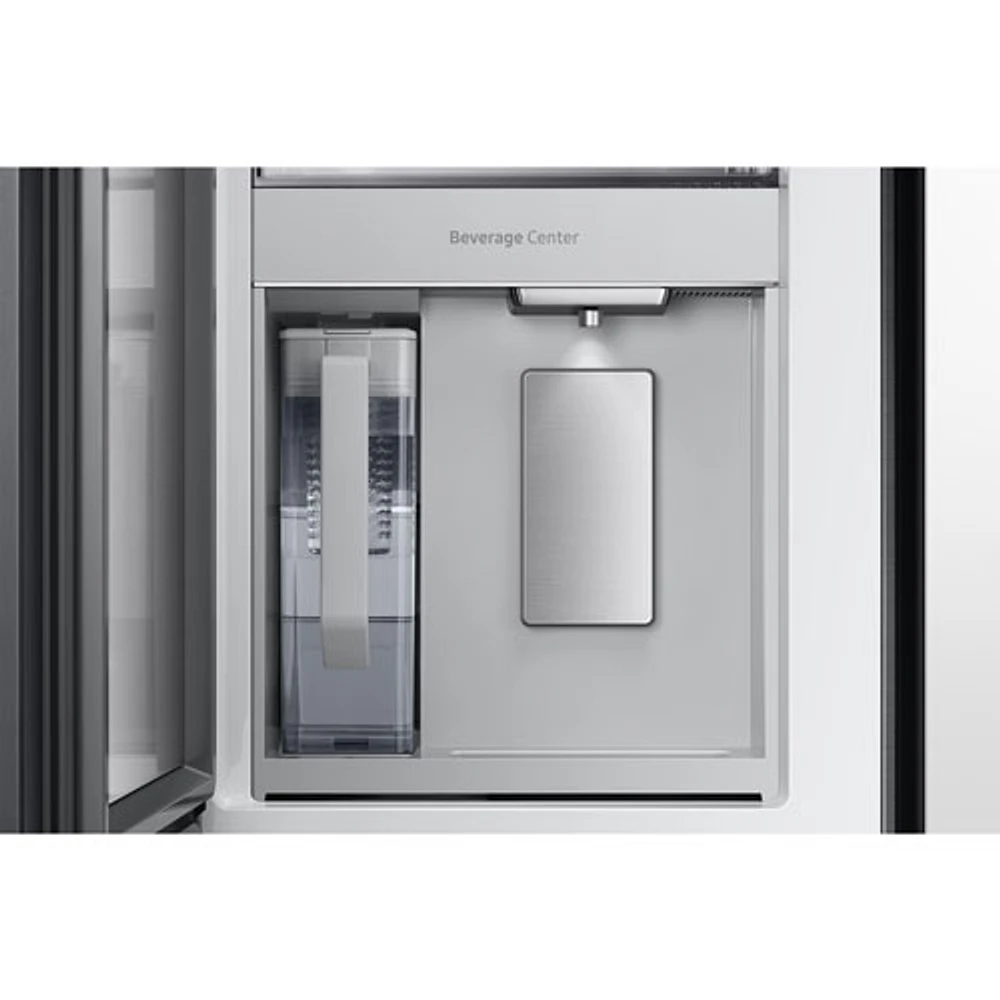 Samsung 36" 22.5 Cu. Ft. French Door Refrigerator w/ Water Dispenser & 9" AI Home Screen (RF90F23BECRAA) - SS