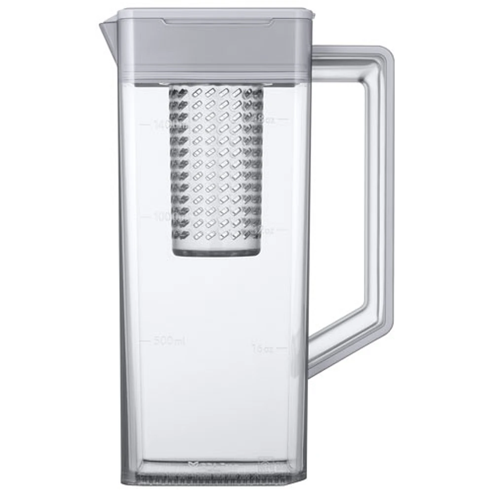 Samsung 36" 22.5 Cu. Ft. French Door Refrigerator w/ Water Dispenser & 9" AI Home Screen (RF90F23BECRAA) - SS