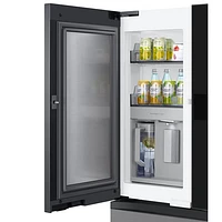 Samsung 36" 22.5 Cu. Ft. French Door Refrigerator w/ Water Dispenser & 9" AI Home Screen (RF90F23BECRAA) - SS