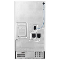 Samsung 36" 22.5 Cu. Ft. French Door Refrigerator w/ Water Dispenser & 9" AI Home Screen (RF90F23BECRAA) - SS
