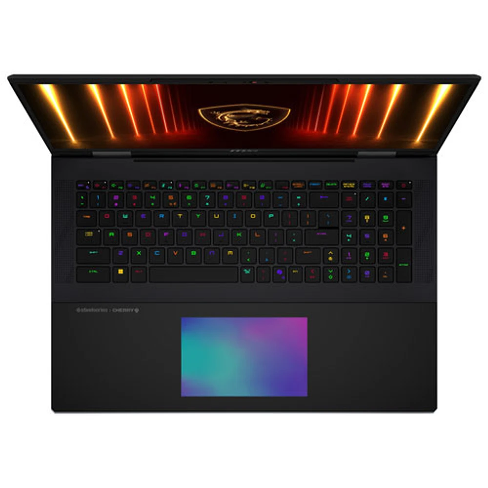Portable de jeu Titan 18 HX 18 po de MSI - Noir (Core Ultra9-285HX d'Intel/RAM 96 Go/SSD 6 To/ GeForce RTX 5090)
