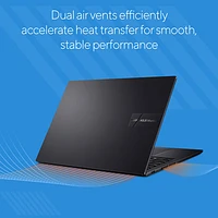 Portable de 16 po VivoBook 16 d'ASUS - Noir (Core i5-13420H d'Intel/RAM 16 Go/SSD 1 To/Windows 11 Famille)