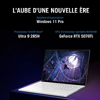 ASUS ROG Zephyrus G16 16" Gaming Laptop - White (Intel Core Ultra 9-285H/64GB RAM/2TB SSD/RTX 5070 Ti)