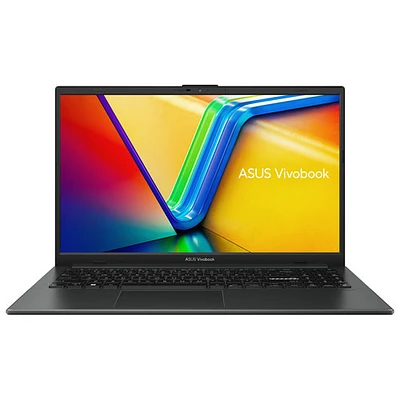 Portable professionnel de 15,6 po Vivobook Go 15 d'ASUS - Noir mixte (Core i3-N100 d'Intel/RAM 4 Go/SSD 128 Go/Windows 11 Famille)