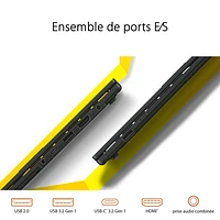 Portable professionnel de 15,6 po Vivobook Go 15 d'ASUS - Noir mixte (Core i3-N100 d'Intel/RAM 4 Go/SSD 128 Go/Windows 11 Famille)