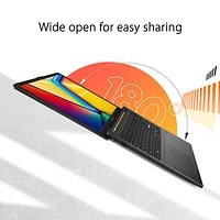 Portable professionnel de 15,6 po Vivobook Go 15 d'ASUS - Noir mixte (Core i3-N100 d'Intel/RAM 4 Go/SSD 128 Go/Windows 11 Famille)