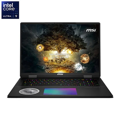 Portable de jeu Titan 18 HX Dragon Edition Norse Myth de 18 po de MSI (Core Ultra9-285HX Intel/RAM 96 Go/SSD 6 To/RTX 5090)