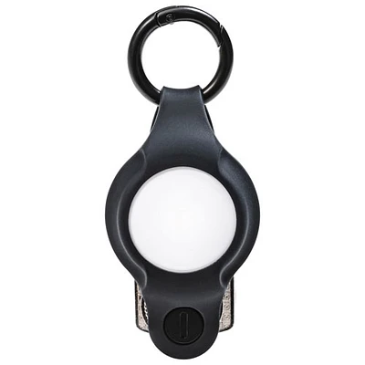 Porte-clés en silicone AirFlex de KeySmart pour AirTag - Noir