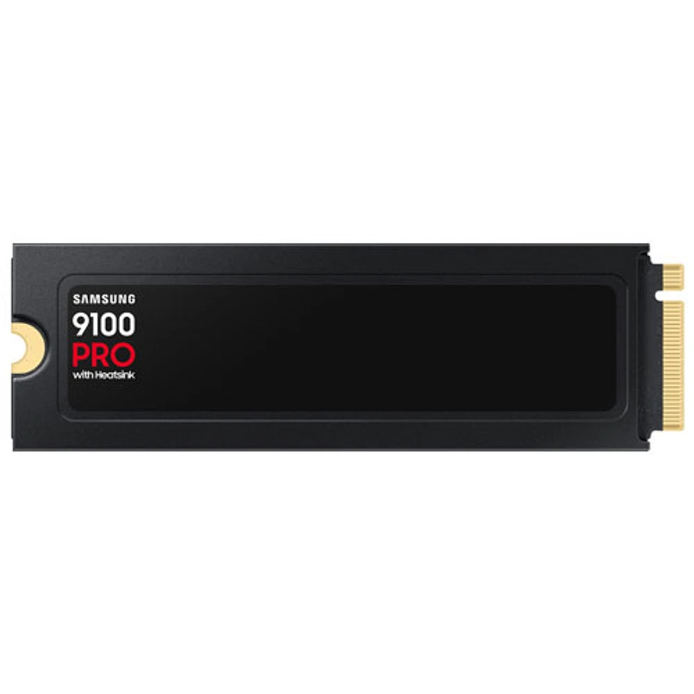 Disque dur interne NVMe PCI-e 9100 Pro de 2 To de Samsung avec dissipateur thermique (MZ-VAP2T0CW)